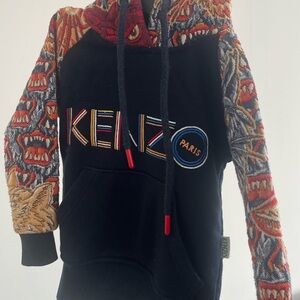 Kenzo Baby Hoodie – Embroidered Logo | Size 0–2 Years